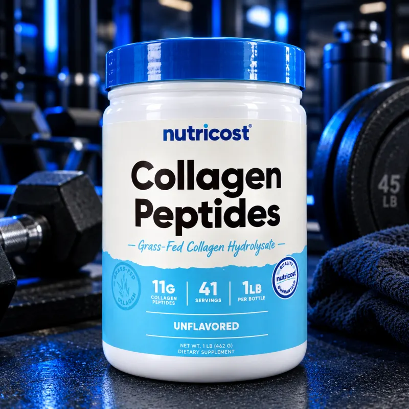NUTRICOST COLAGENO HIDROLIZADO SIN SABOR 1LB / 41 SERVIDAS