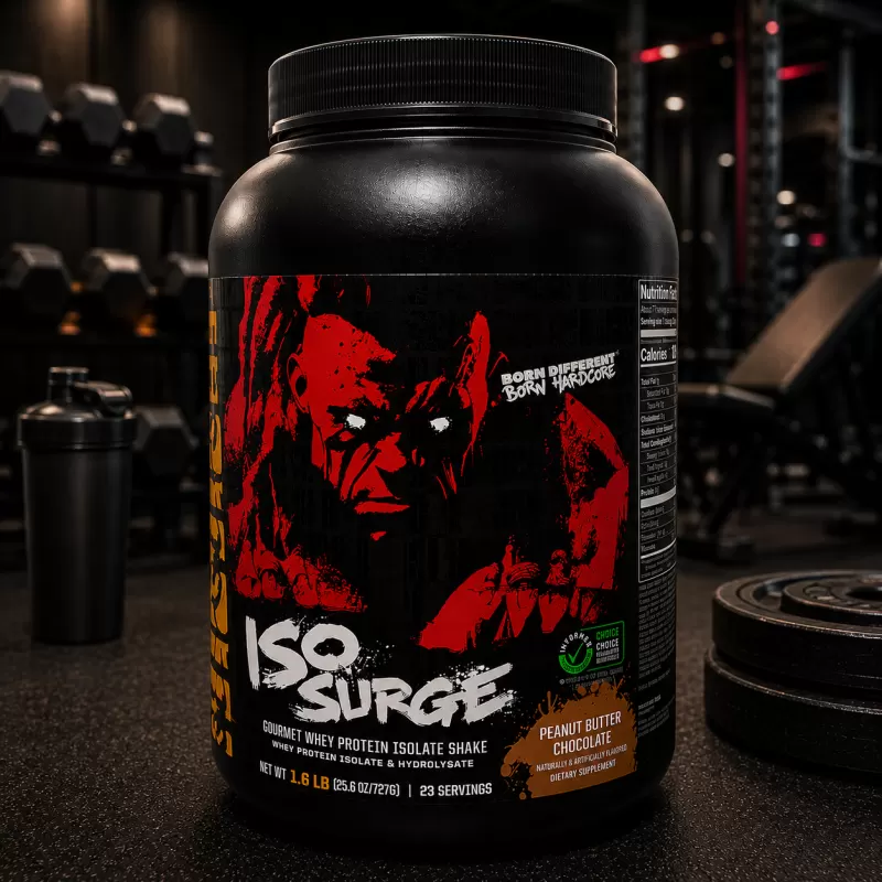 ISO SURGE PEANUT BUTTER CHOCOLATE 1.6 LB / 23 SERVIDAS
