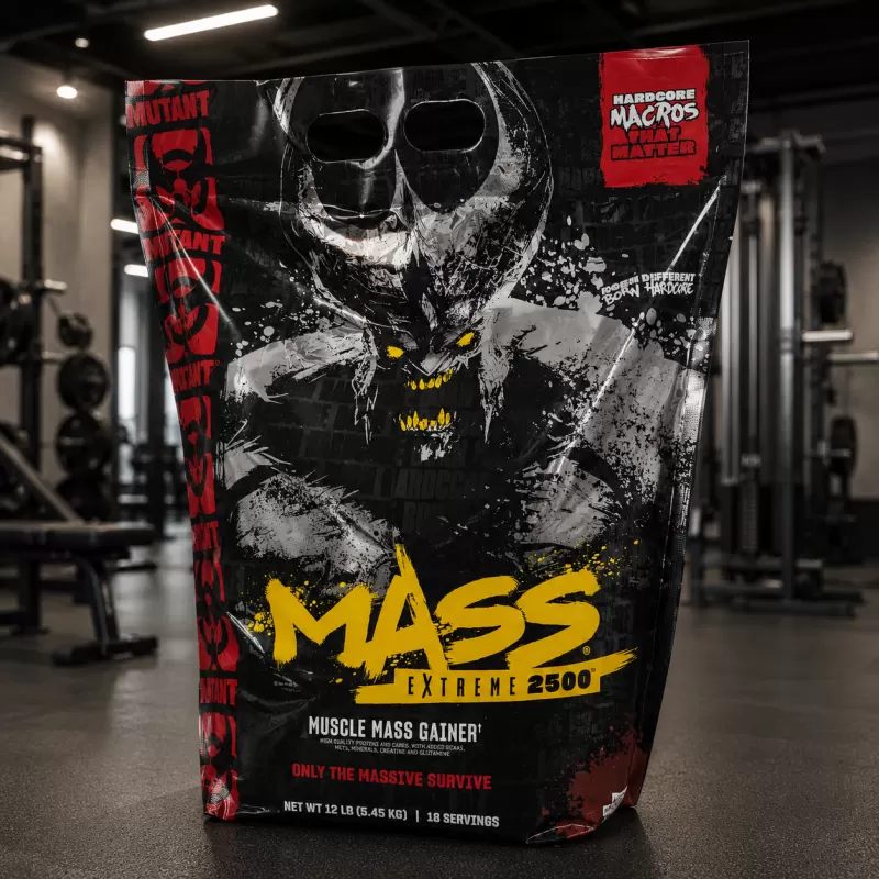 MUTANT MASS EXTREME 2500 TRIPLE CHOCOLATE FLAVOR 12 LB