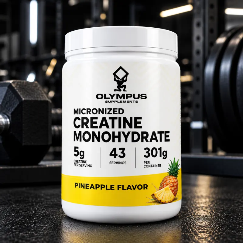 OLYMPUS CREATINA MONOHIDRATADA PIÑA 301G / 43 SERVIDAS