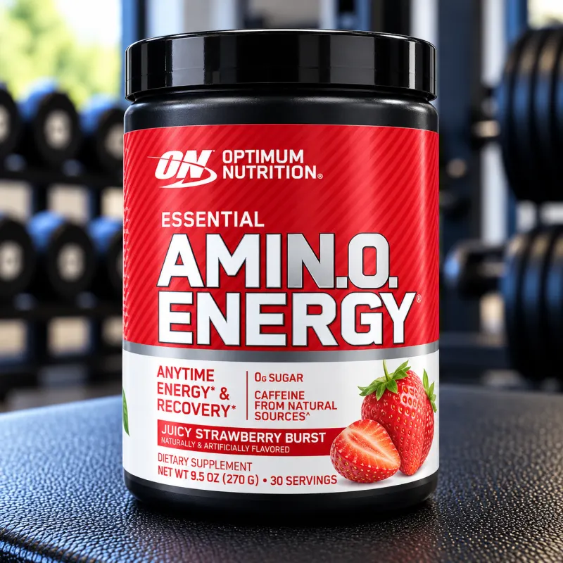 OPTIMUM NUTRITION AMINO ENERGY JUICY STRAWBERRY BURST 30 SERVIDAS